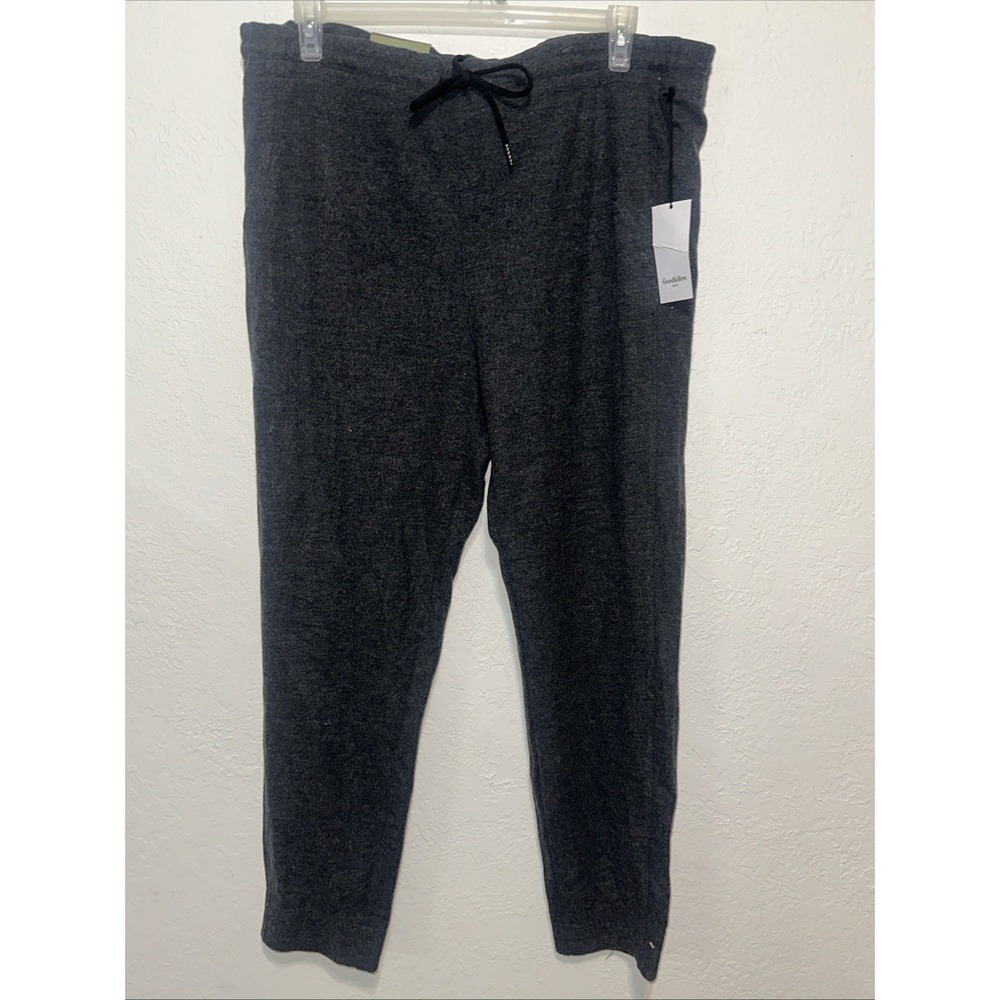 Goodfellow‎ & Co Mens XL Knit Jogger Charcoal Black Heather Slim Tapered NWT